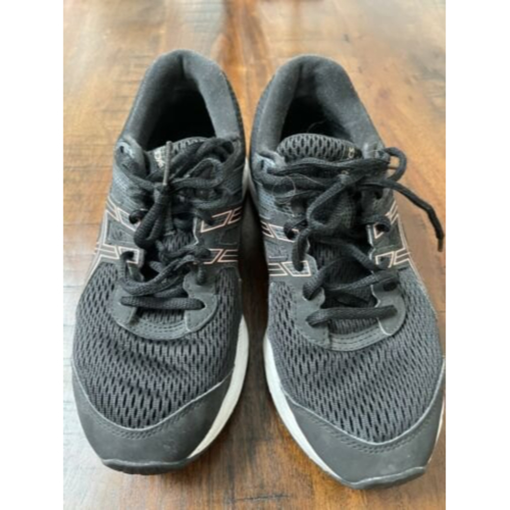 Women's Asics Gel-Contend 6 Running Shoes Sneakers Size 7.5 Black Pink White